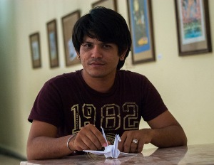 Juan Carlos Gil Palomino, director de MangaQ'ba, un curioso grupo de admiradores de la cultura japonesa. juan_carlos_camagüey