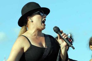 Olga Tañón encendió Santiago