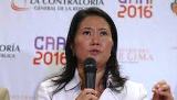 Keiko Fujimori se proclama primera fuerza política en Perú