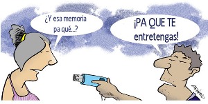 Caricatura Tomada de Cubadebate Para las constancias, película en HD