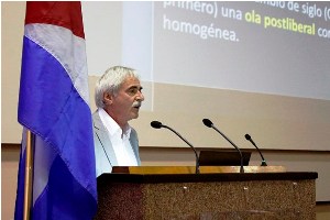 EL español Ramón Zallo inauguró la jornada de ICOM-2015 con su conferencia magistral. Foto José Raúl Concepción/ Cubadebate. La comunicación es un bien público; la comunicación es un derecho ciudadano