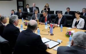 Diaz-Canel Meets with Visiting German Deputy FM