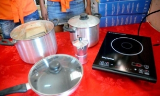 Cocina de inducción con su menaje.  Aceptarán cilindros de gas que no están registrados Liberada la venta de cocinas de inducción y su menaje