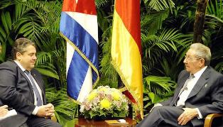 Presidente cubano recibió al Vicecanciller Federal de  Alemania