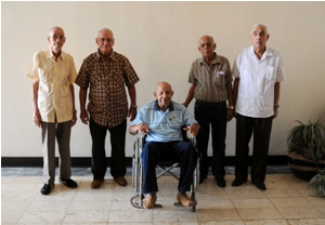 Fueron agasajados los fundadores y únicos sobrevivientes Juan José Alvija Malpica, Pablo Santa Fe Núñez, Aldo Sánchez Ramos y José Antonio Lavín Silva.