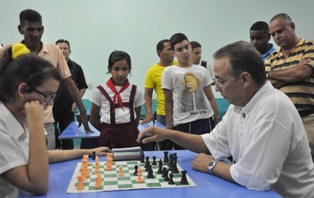 Foto:Otilio Rivero Delgado/Adelante  Camagüey en el ajedrez de Antonio Guerrero