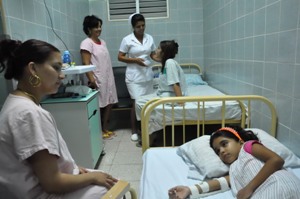 De alta “médica” hospital pediátrico Eduardo Agramonte Piña