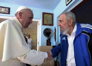 Fidel Castro y el Papa Francisco sostuvieron encuentro, confirma el Vaticano