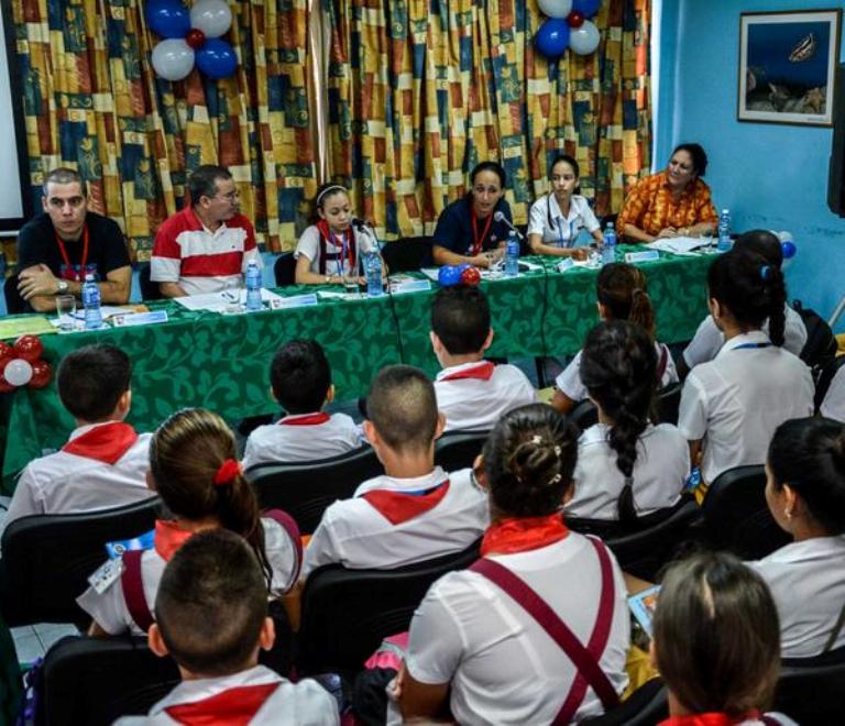 Foto:ACN En comisiones, tarde inolvidable para Asamblea Nacional Pioneril
