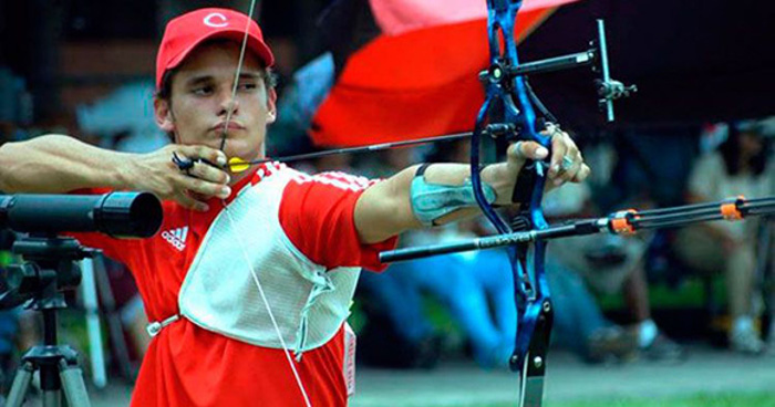 Foto: Tomada de cubadebate.cu Cuba abrió con récord personal del arquero Adrián Puentes