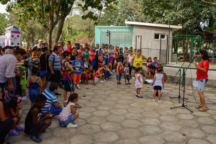 Los más pequeños también supieron responder las preguntas sobre Fidel. Fotos: Leandro Pérez Pérez Festejos infantiles por los 90 de Fidel
