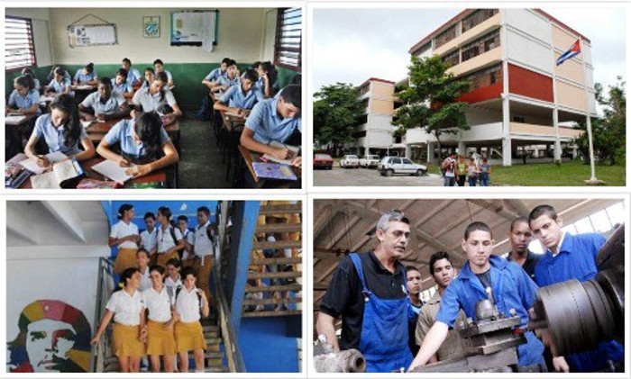 Foto collage: www.cadenagramonte.cu Novedades del curso escolar 2016-2017 en Camagüey