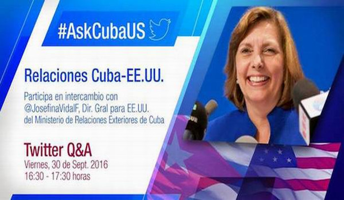 Foro virtual en Twitter esta tarde sobre relaciones Cuba-EE.UU.