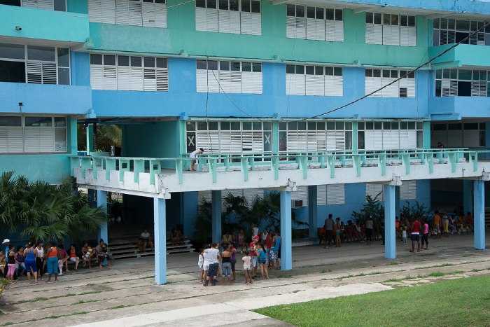 Fotos: Leandro Pérez Pérez En la Vocacional dan clases de solidaridad