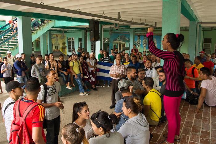 Fotos: Leandro Pérez Pérez Universitarios respaldan proyecto de resolución presentado en Naciones Unidas
