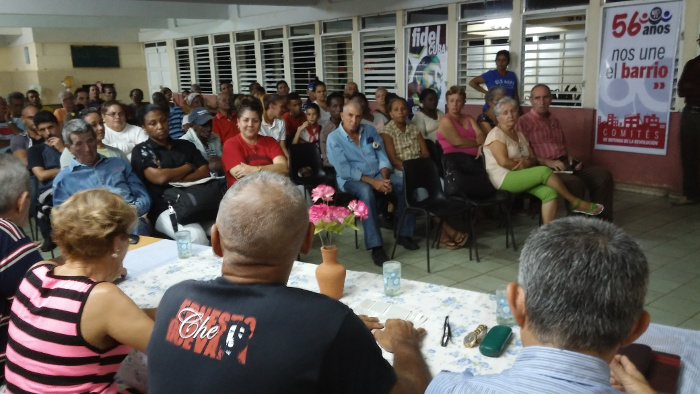 Foto: Del autor Debate desde mi barrio