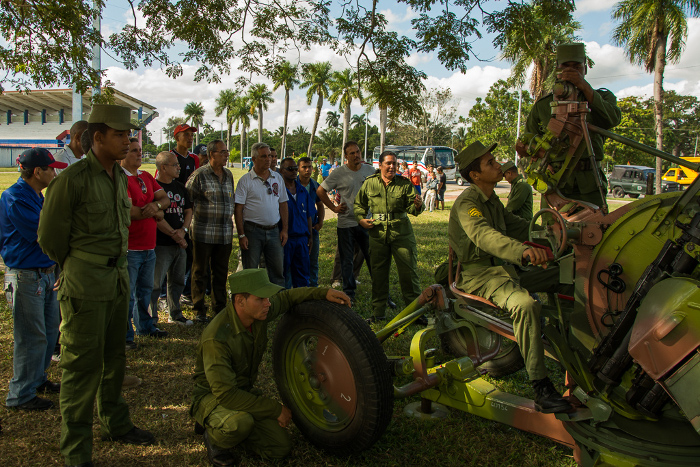 Fotos: Leandro Pérez Pérez /Adelante Listos para defender la patria