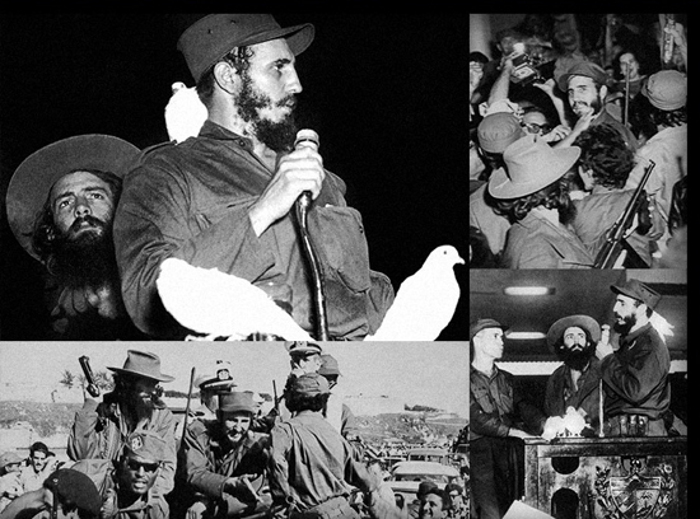 Foto;Tomada de  juventudrebelde.cu Fidel en la Caravana del 59: más allá de la alegría