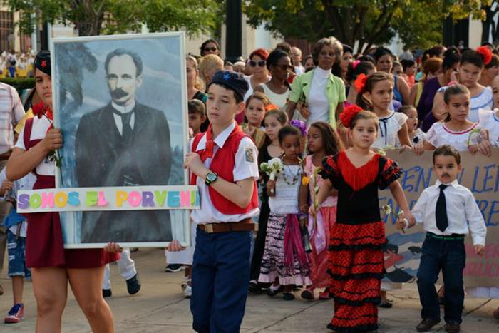 Foto: Archivo Los niños camagüeyanos rendirán honor a Martí en su natalicio