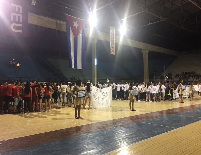 Foto: Del autor Olimpíada universitaria camagüeyana prendió su antorcha