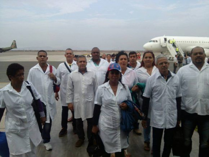 Foto: Tomada de www.cubadebate,cu Médicos cubanos enfrentan compleja situación en Perú