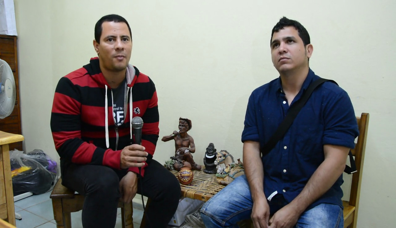 Yoel e Israel, integrantes del dúo Buena Fe. Foto: Redacción Adelante.