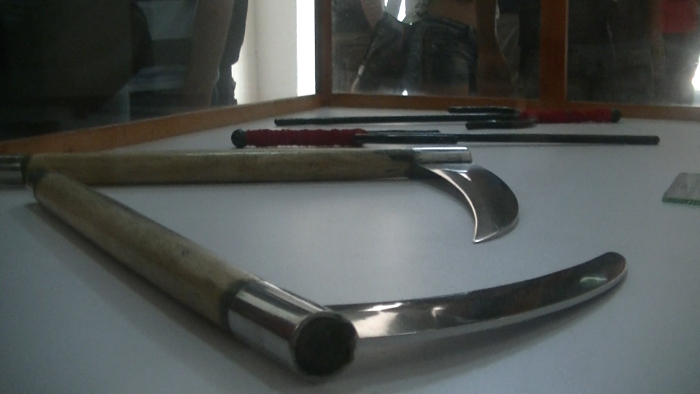 Foto: Cortesía de Alberto Santos Casas Exponen réplicas de armas japonesas en Camagüey (+Video)