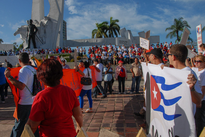 May Day in Camaguey. Photo: Otilio Rivero Delgado/Adelante May Day: Cuba rejects attacks on Venezuelan Revolution