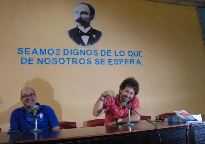 Fotos: Otilio Rivero Delgado/Adelante Diálogo de alto vuelo en la Universidad de Camagüey