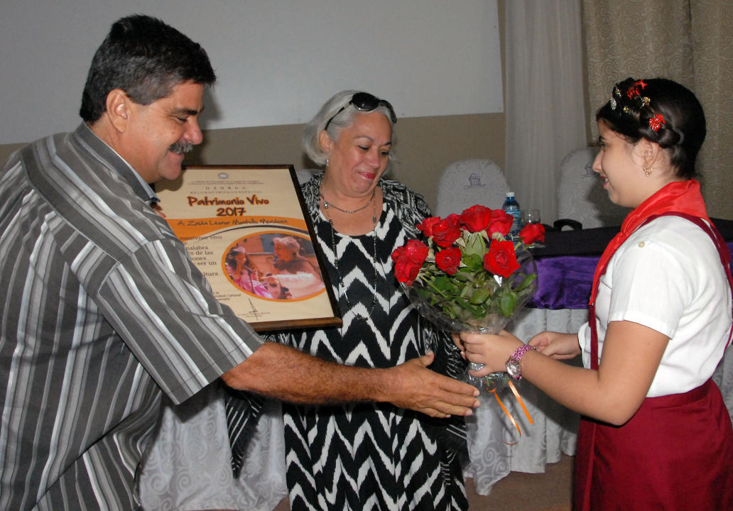 Fotos: Otilio Rivero Delgado Zaida Montells, Patrimonio Vivo de la oralidad