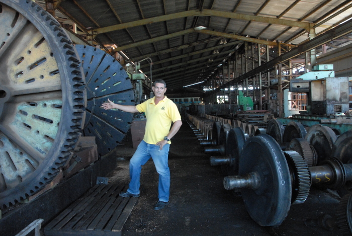 Foto: Otilio Rivero Delgado/Adelante El torno de Osmany