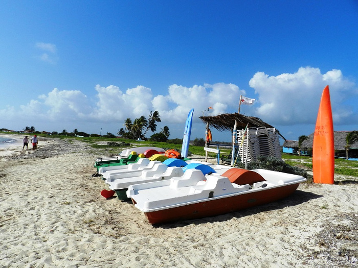 Área de baño de campismo Punta de Ganado, en la playa Santa Lucía. Foto: Archivo Campismo Popular camagüeyano se alista para el verano