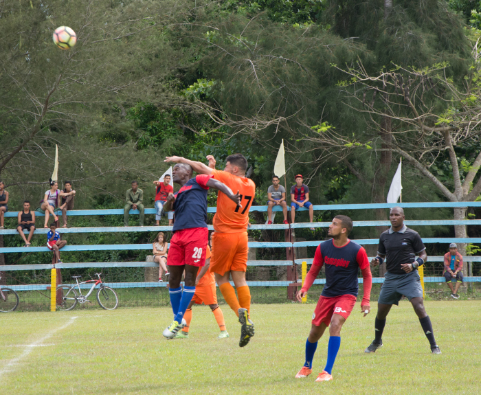 El juego aéreo sigue siendo una de las armas más efectivas del equipo de Camagüey. Foto: Félix Anazco Ramos