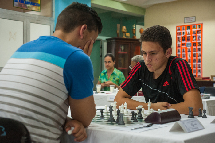 Albornoz debe haber sufrido una pérdida sensible en su acumulado ELO, tras su actuación en este Nacional Juvenil.Foto: Leandro Pérez Pérez/ Adelante Un avileño vuelve a sorprender en el Nacional de Ajedrez Juvenil