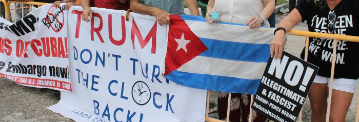 Support of Cuba after Trump´s announcement grows