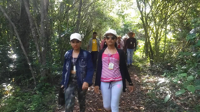 El plato fuerte de la jornada fue el recorrido de los senderos que ofrece la Reserva Ecológica: Hoyo de Bonet y el Cerro Tuabaquey fueron los escogidos.Fotos: Del Autor