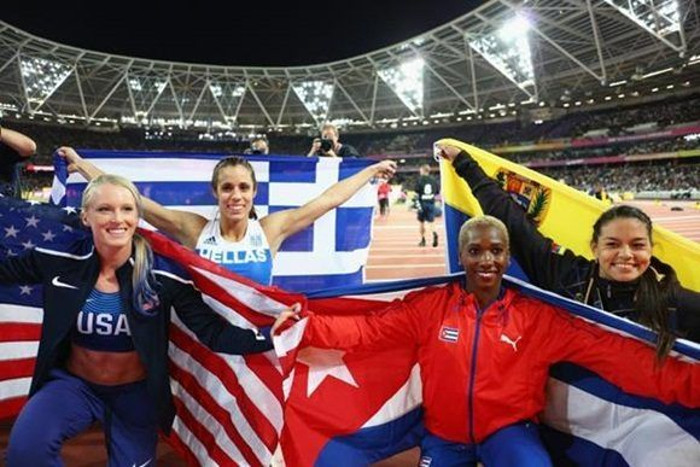 Foto: Tomada de cubadebate.cu Yarisley Silva da a Cuba primera medalla en Mundial de atletismo