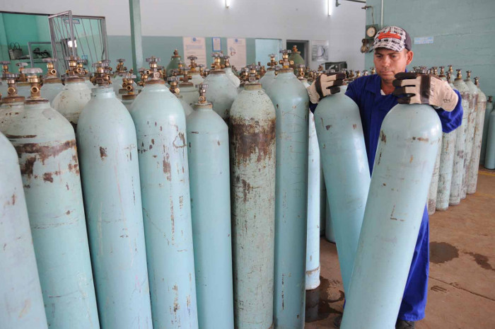 Photos:Orlando Durán Hernández/Adelante  Guarantee in Camagüey oxygen for the industry and Health