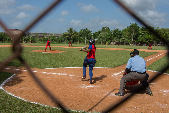 Foto: Leandro Pérez Pérez/ Adelante Béisbol femenino camagüeyano va por el primer lugar