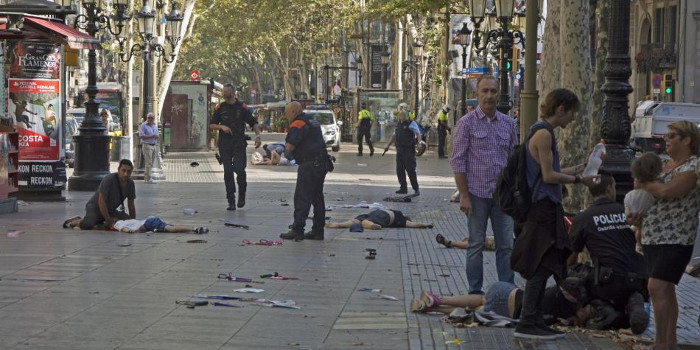 Terror en Barcelona por cruel atentado terrorista. Foto: Tomada de http://trome.pe