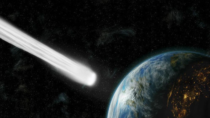 Recreación artística de la aproximación de un asteroide a la Tierra. Imagen tomada de lavanguardia.com