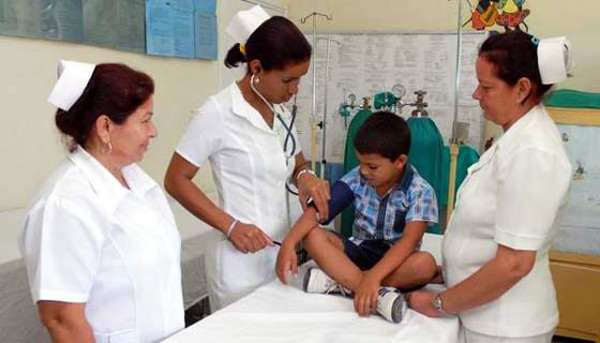Photo: taken from www.radiorebelde.cu Cuban nurses are superbly trained