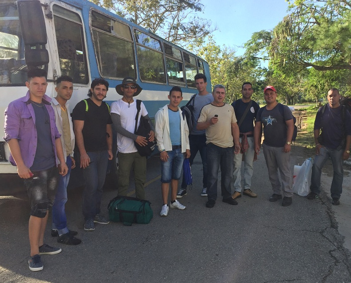 Foto: Del autor Movilizados de la Universidad a recuperar Puerto Piloto