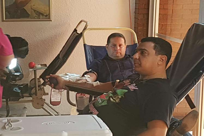 Foto: Tomada de prensa-latina.cu Donación de sangre de cubanos para damnificados en Nicaragua