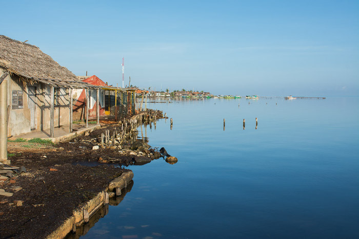De 1966 hasta la fecha el nivel del mar en nuestras costas aumentó 6.77 cm. Puerto Piloto es ejemplo elocuente, donde antes hubo casas, ahora hay agua.Fotos: Leandro Pérez Pérez/Adelante Cambio climático: “sonando en Cuba”