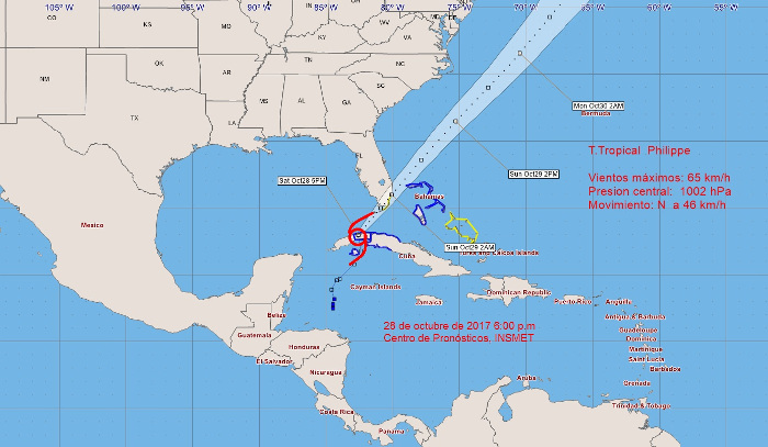Mapa: Centro de Pronósticos Ismet