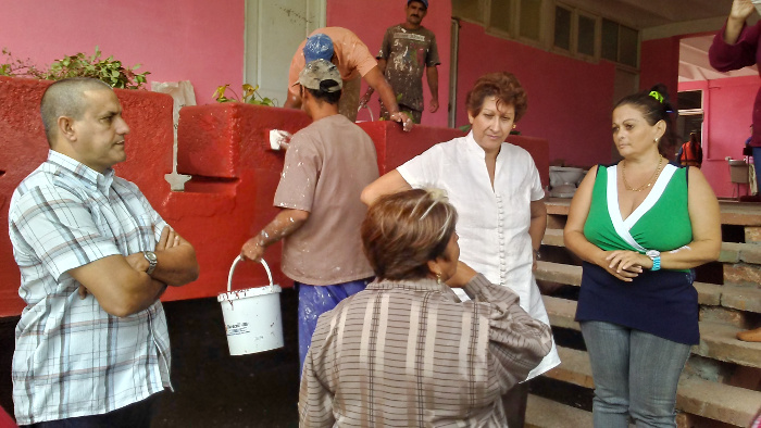 Secundaria Básica Domingo López Loyola.Fotos: De la autora Recorre Ministra de Educación escuelas en Jaronú