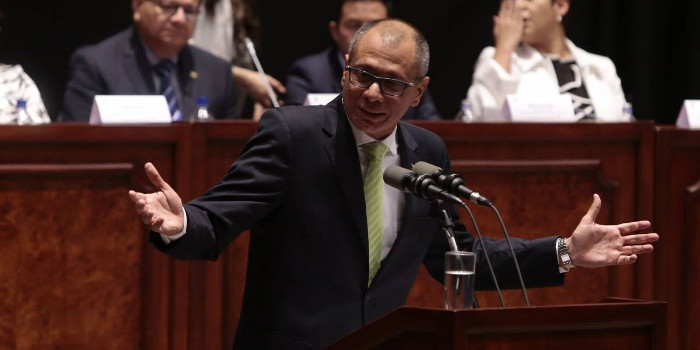 Vicepresidente Jorge Glas sometido a juicio. Foto: Tomada de media.metrolatam.com