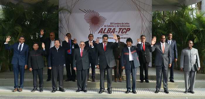 Photo: Taken from Radio Rebelde Declaration of the 15th ALBA-TCP Summit