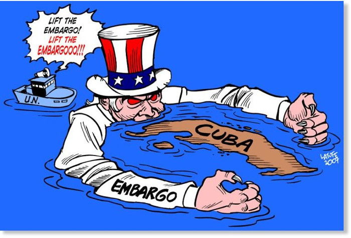 Illustration: Taken from Sott Civil Society Demands an End to the US Blockade against Cuba